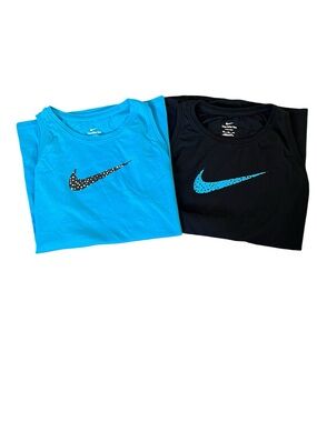 Nike Women’s Tank Top Set - Bright Blue & Black